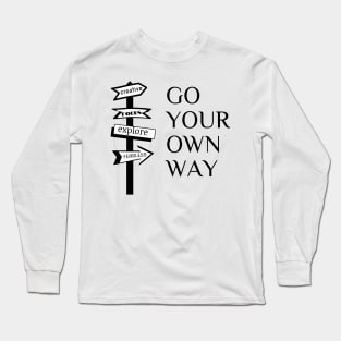 Chart Your Own Course Long Sleeve T-Shirt